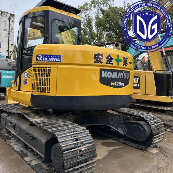 PC128US Excavadora Komatsu Usada 12,8 toneladas Excavadora Crawler Usada Excavadora de segunda mão