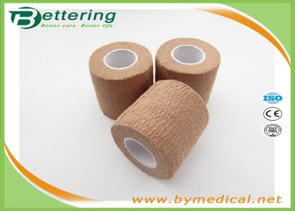 Breathable Stretch Elastic Adhesive Bandage Tape Waterproof For Compresison Wrap
