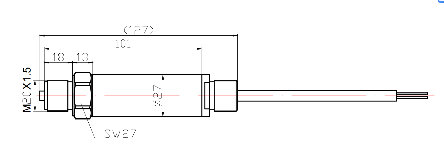 Multi Interface Compact Pressure Transmitter Precise FD80A Series For Secondary Water Supply