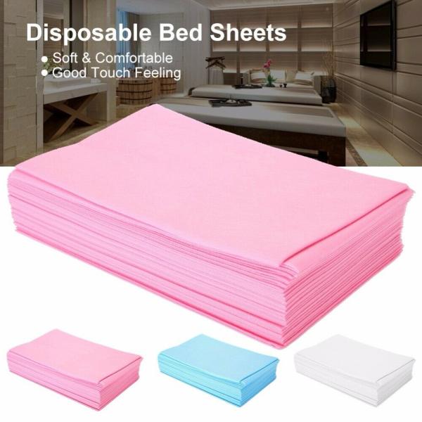 S&J 20g SMS convenient and clean bed sheet  disposable bed cover with whole  elastic baby bed cover used in hospital salon