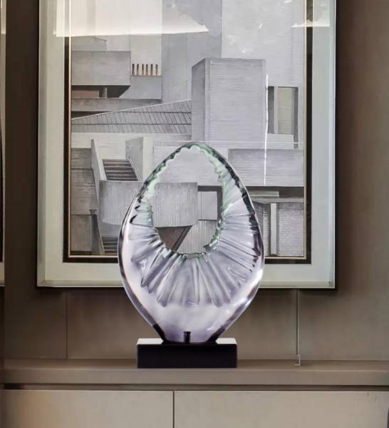 Geometric Resin Wall Sculptures Indoor Contemporary Wall Sculpture Soft Decoration Customized