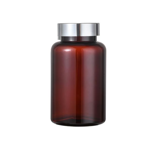Provide PET Pharmaceutical Green Pill Tablet Packaging Bottle Container for Clear Frosted Plastic Vitamin Capsule Bottle