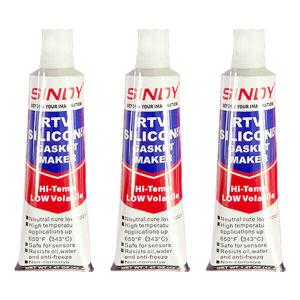 Sindy impermeable a la temperatura RTV Silicone Gasket Maker Gris para automóviles