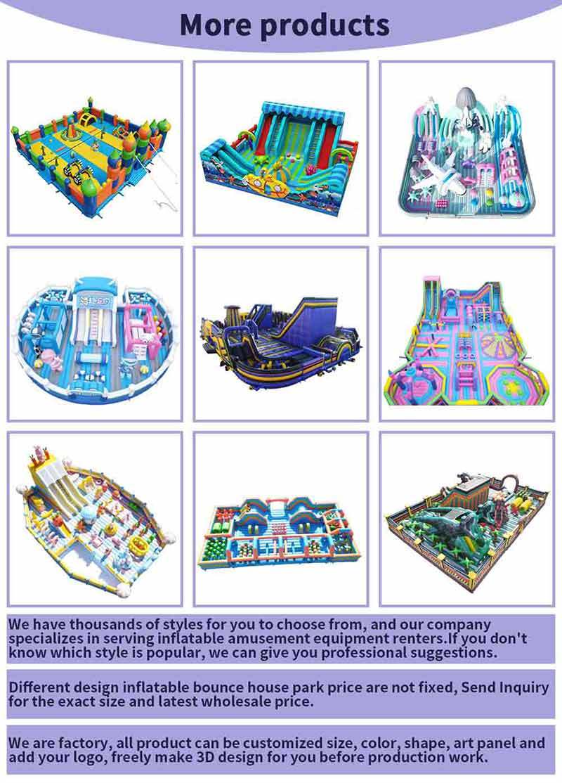 Durable PVC Inflatable Toddler Park Commercial Grade Bouncy Castle Playground for Outdoor Kids Event Party Rental