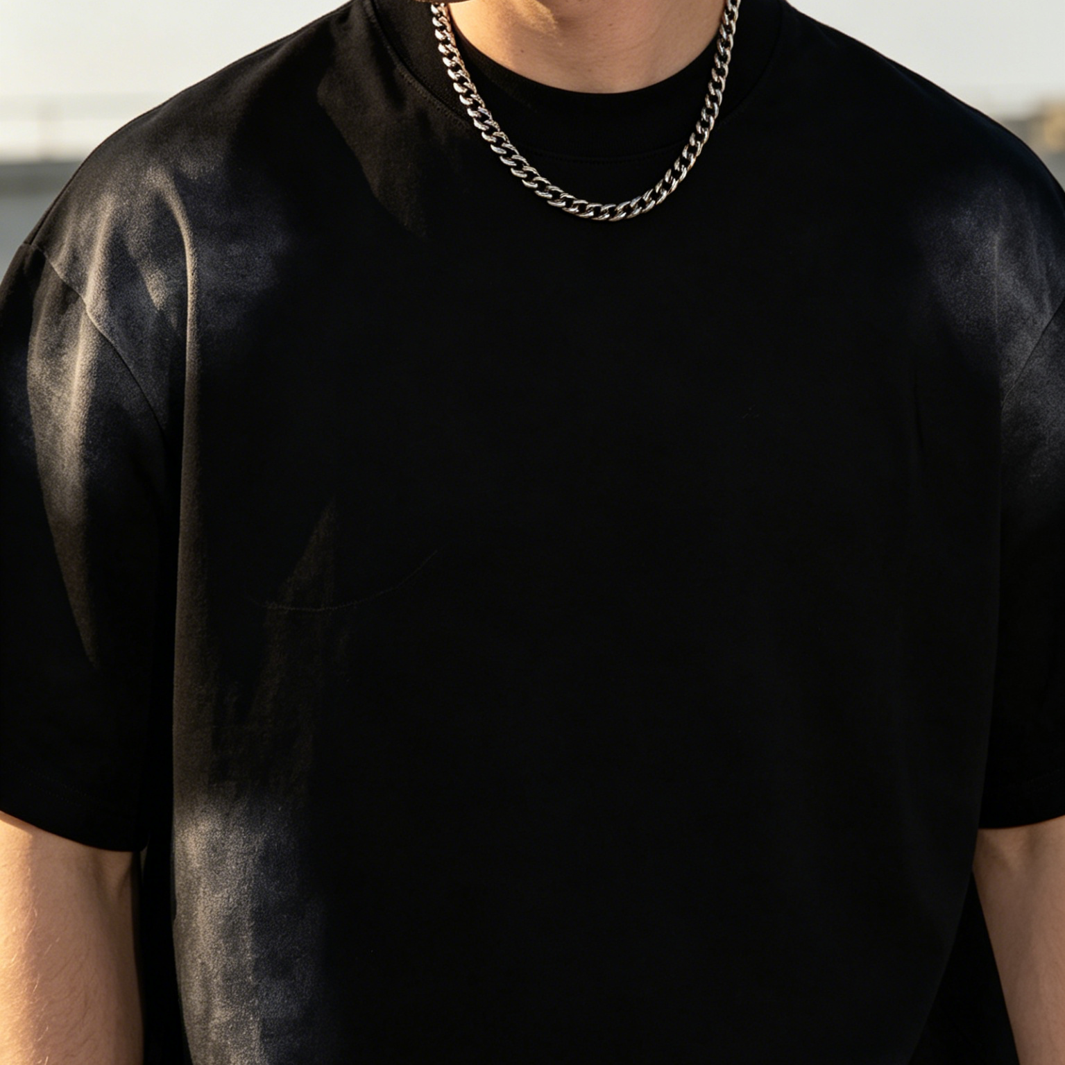 Bleach Splash Oversized Streetwear Tee 250GSM - 300GSM Vintage Oversized Tee Blank