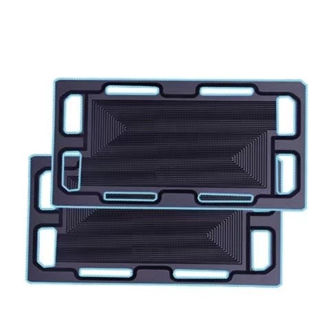 ISO 85 Shore Graphite Bipolar Plates Thermal Electric Conductive