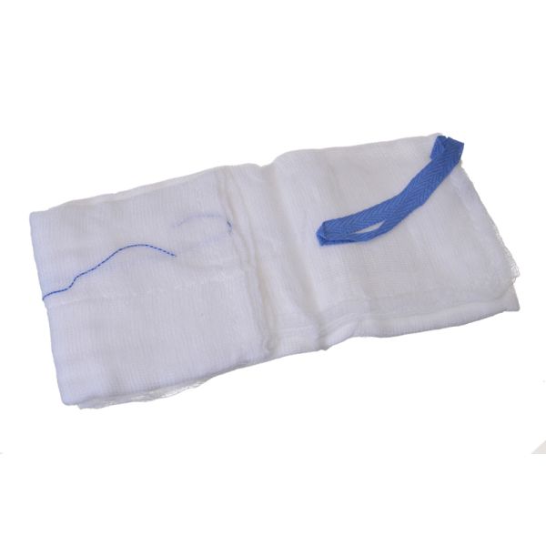 Medical Disposable Sterile 100% Cotton Abdominal Pad 45*37cm with X-ray Detectable Thread for Laparotomy Surgery