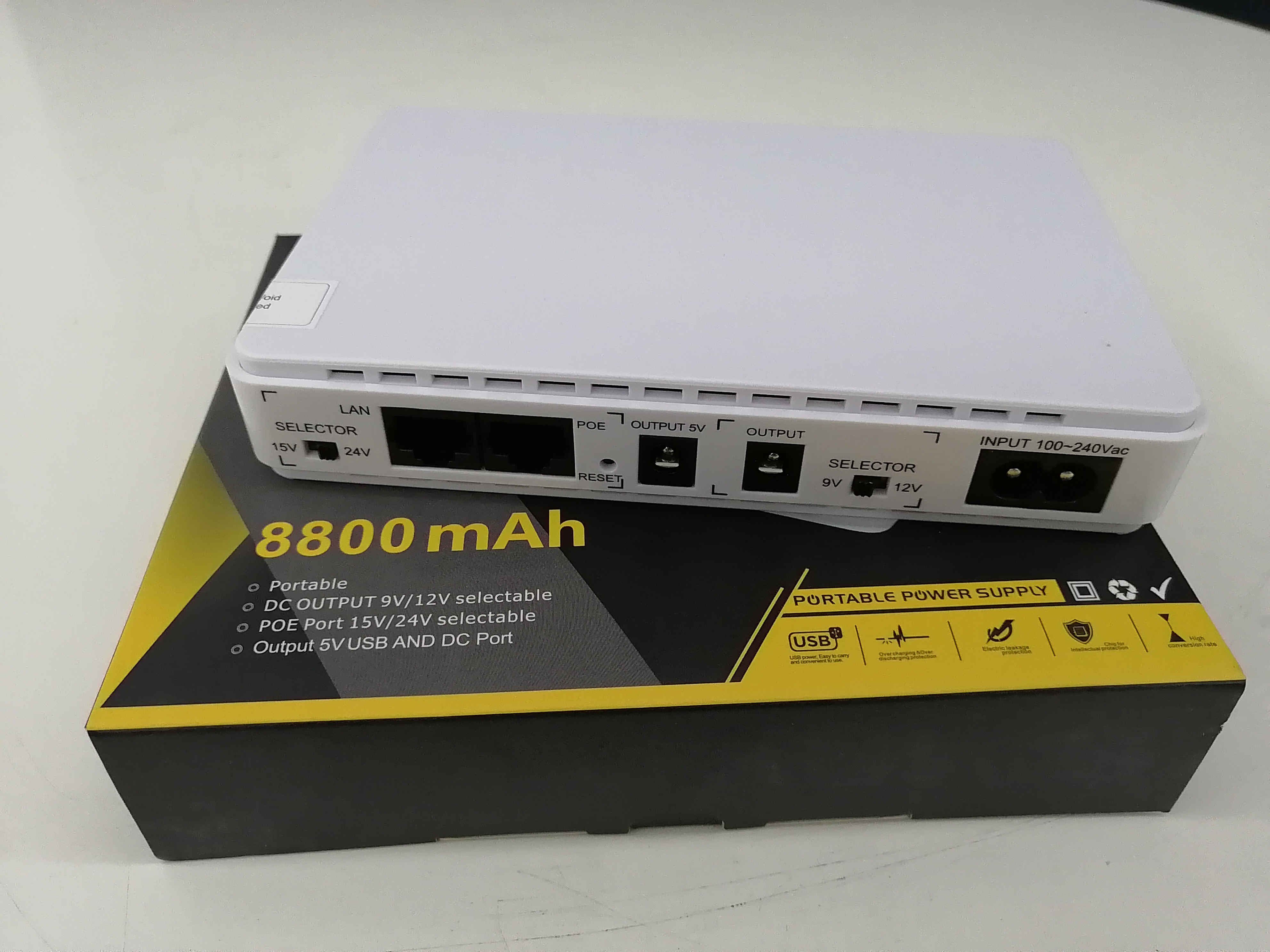 Электропитание UPS POE 431P 17W мини для телефона модема и маршрутизатора Wifi беспроводного