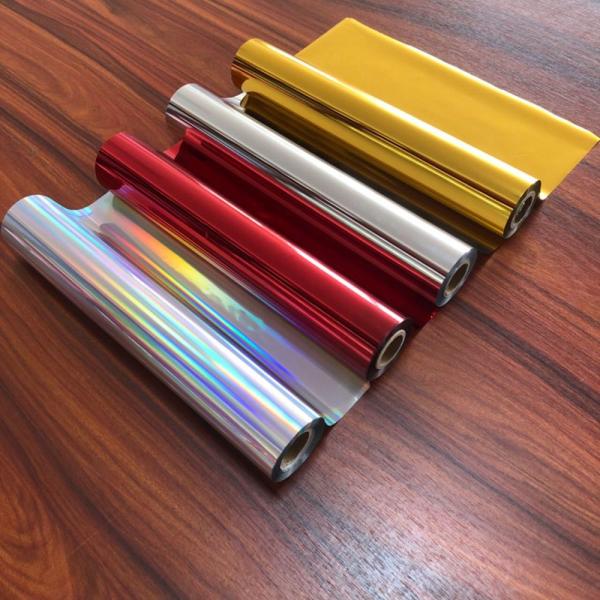 PET Cold Stamping Foil  12 micron Holographic Toner Foil for Paper