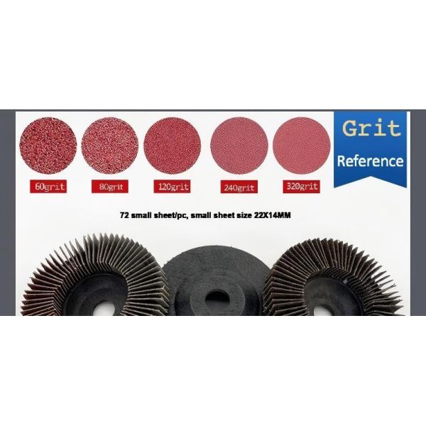 Curved 320 Grit 40 Grit Flap Wheel Disc Aluminium Oxide For Metal Custom