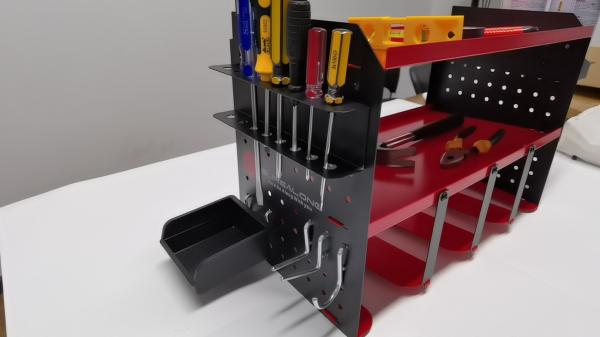 Cordless Tool Storage Power Tool Rack for Garage Organization Pegboard Accessories Holder