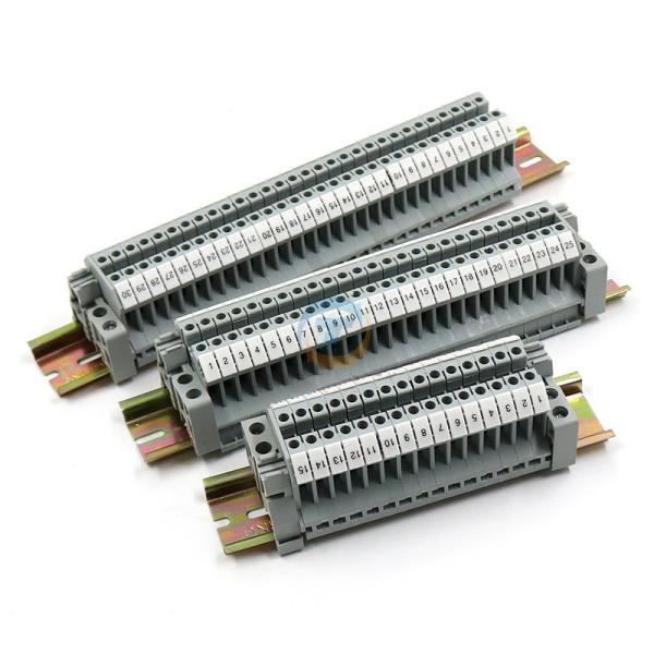 UK2.5B Screw Terminal Blocks Kit UK2.5N Modular DIN Rail Mounted Strips 32A 690V