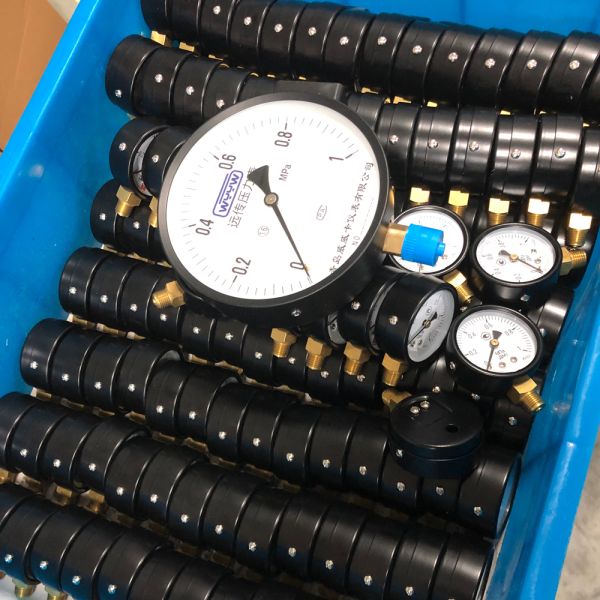 2 Inch Dial Size High Pressure Meter with 304 Stainless Steel Case - Industrial Pressure Gauge Manometer
