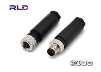 Metal Waterproof DC Plug Male Female Cable Wire Connector Nut Locking