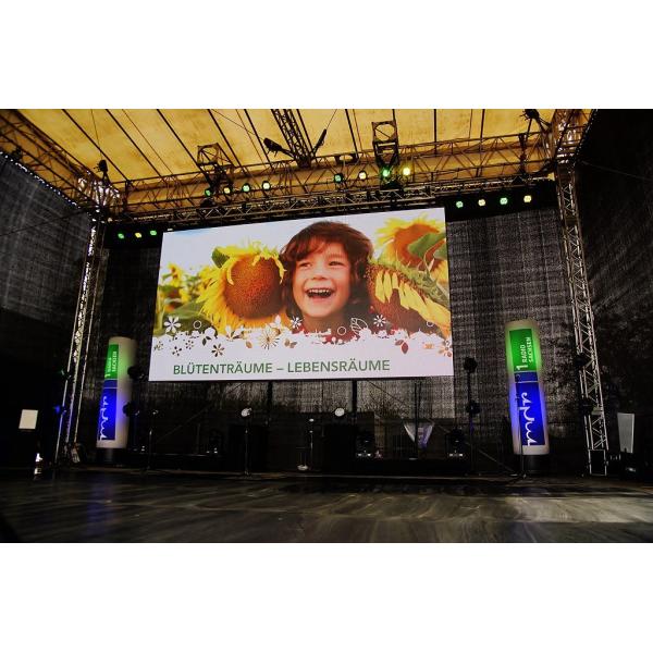 Stage Full Color Indoor LED Display , LED Video Wall Panels 65746 dot/㎡ Denstiy