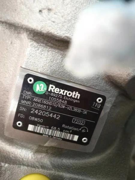 Rexroth A6VE160HD1D/63W-VZL380B-SK Hydraulic Piston pump motor