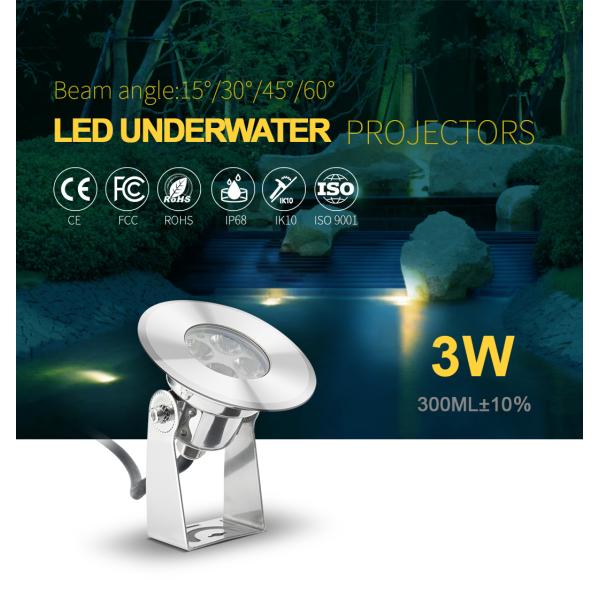 SMD3030 3W привело подводный ERP DC24V 170ma белого света света бассейна