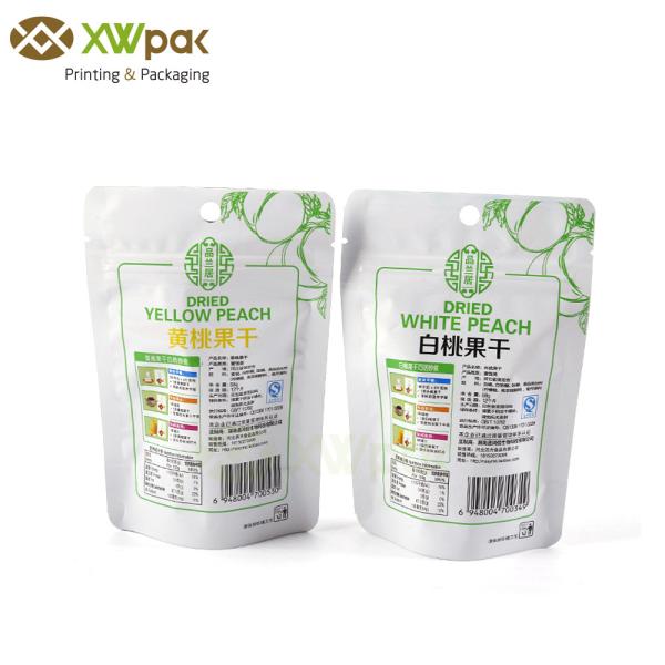 PE k Plastic Stand Up Pouches Aluminum Foil 135 Microns Thickness