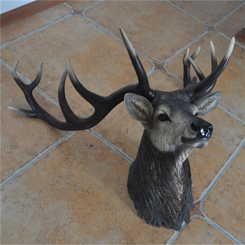 Deer Head Animal Wall Decor Sculptures Hanging vintage style Customized