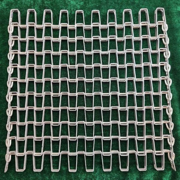                 Stainless Steel Flat Wire Conveyor Belt Used in Africa             