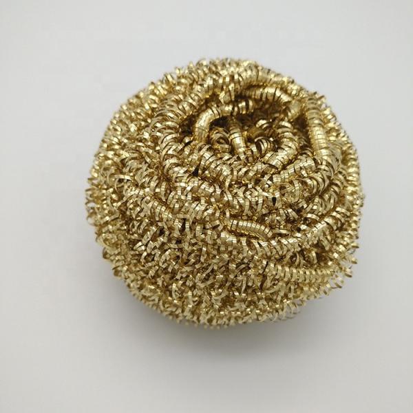 Professional Pure Copper Wire Cleaning Ball Pot Cleaning Wire Brass Scourer