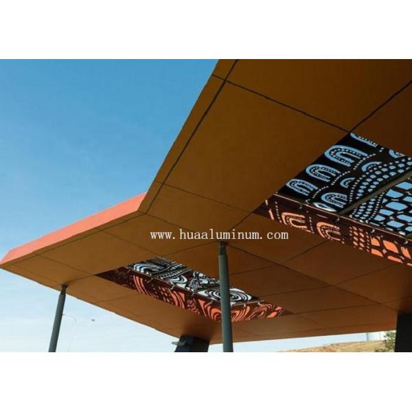 Impact Resistant 1200*2440mm Aluminium Wall Cladding Panels 4mm