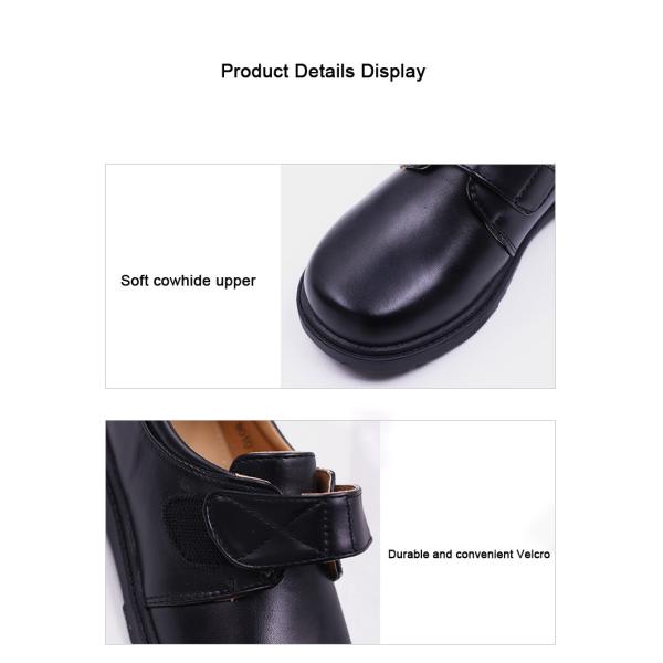 Boy School Uniforms School Shoes Black Formal Leather Shoes Soft Comfortable And Durable