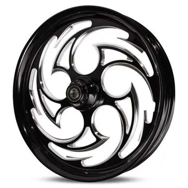 Aluminum Alloy 17 Inch Forged Chrome Motorcycle Wheel for Harley Excellent Performance