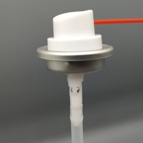 Sterilizable 360 Degree Aerosol Valve With Actuator for Medical Disinfectants and Cleanroom Solutions with Fine Mist and Leak-Proof Seal