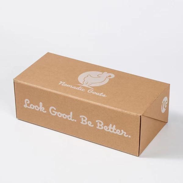 Ultra Hard Corrugated Cardboard Folding Sports Shoe Box with Customized Print Logo and Wax Coating