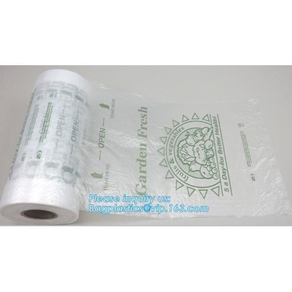 Supermarket Shopping Fresh Fruit Vegetable Packaging Plastic Bag On Roll Polythene Bags, Ldpe Bags, Hdpe Bags, Food Serv
