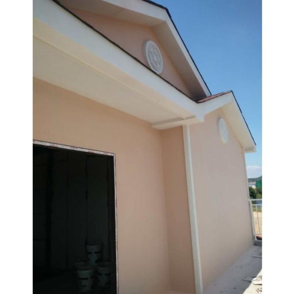CEMENTO SIDING LIGHT FRAME de aço MODEM LUXURY pré-fabricado casa para venda
