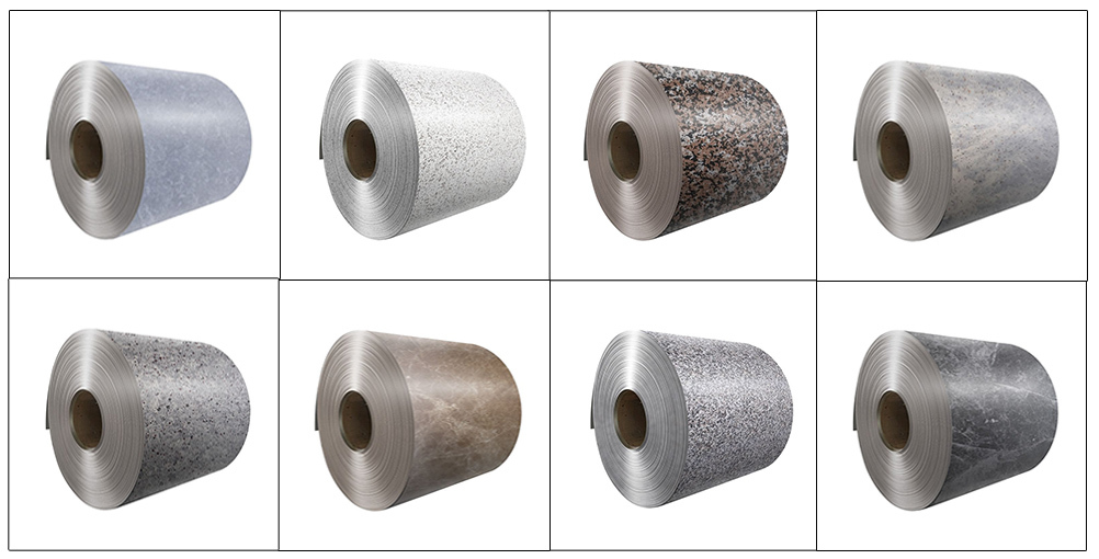 PVDF Coated Lightweight Stone Pattern Aluminum Coil Building Decoration