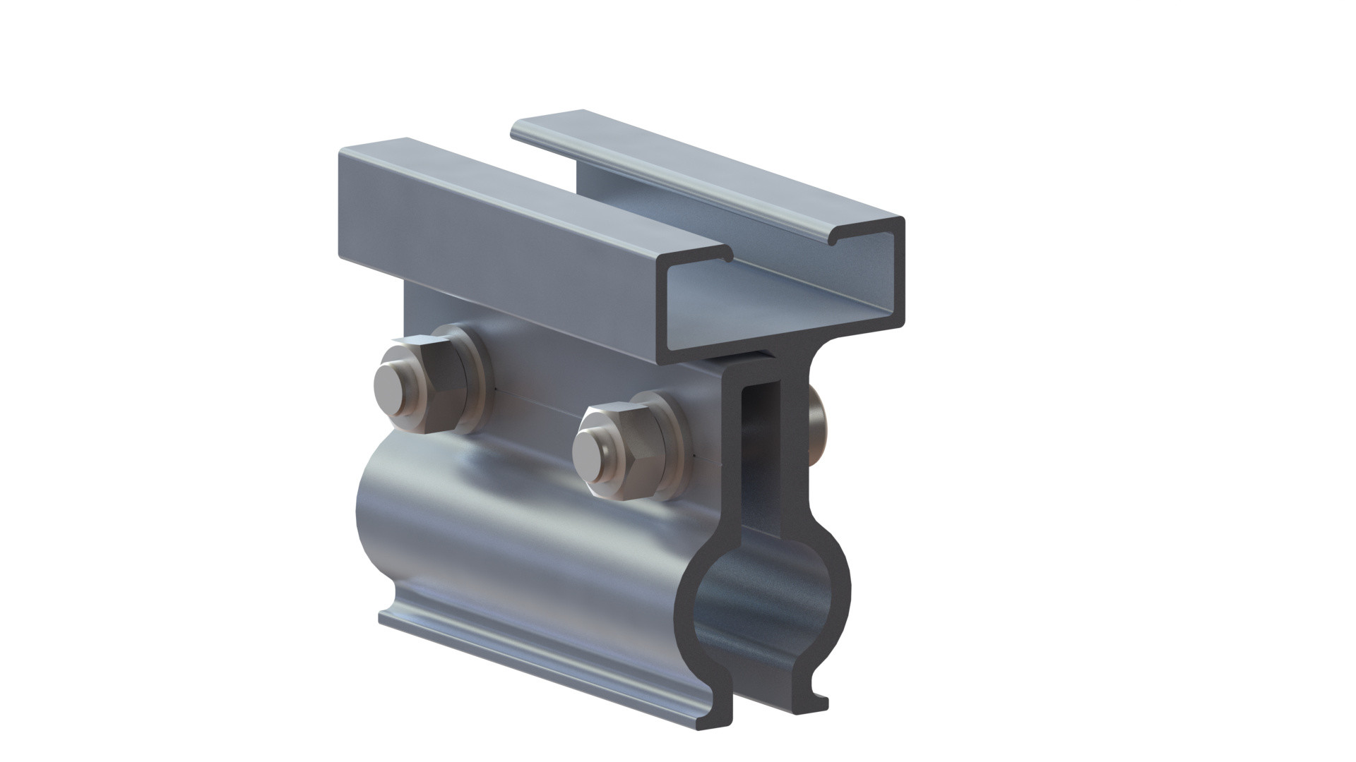 L Feet Frameless Metal Roof Solar Mounting System Aluminum Standing Seam Mount