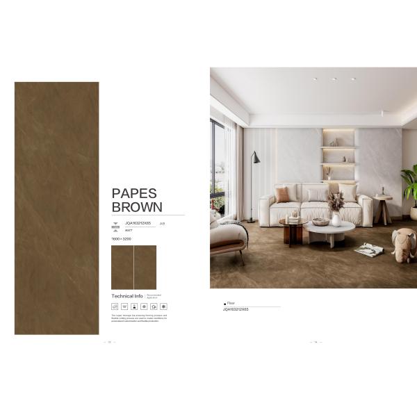 Браун отполировал застекленные плитки стены шифера плитки фарфора износостойкие износостойкие