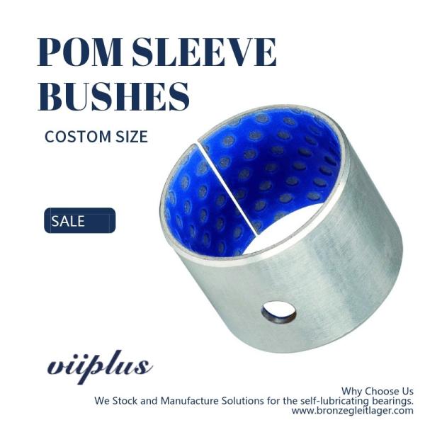 Oil Free Steel Back Plastic POM Layer Split Sliding Sleeve Bushing