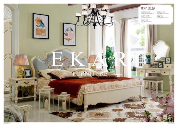 Colonial Style Furniture Carved Headboard Bedroom Luxury
