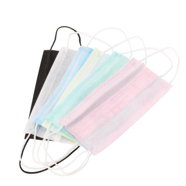 3 Layer Disposable Earloop Face Mask Antibacterial OEM ODM Available