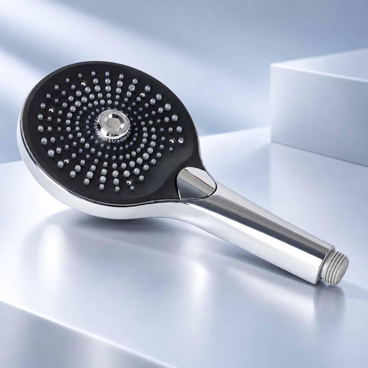 SUS304 Micro Nano Bubble Shower Head 3 Spray Modes Water Saving Handheld Shower