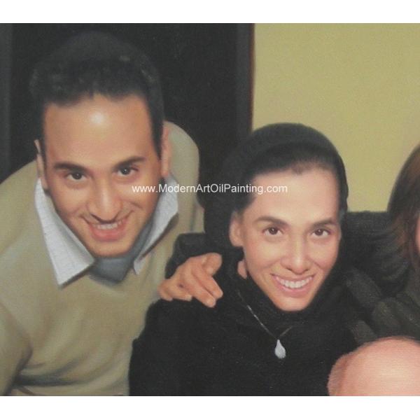Personal Custom Oil Painting Portraits Family Oil Portraits Canvas For House Deco