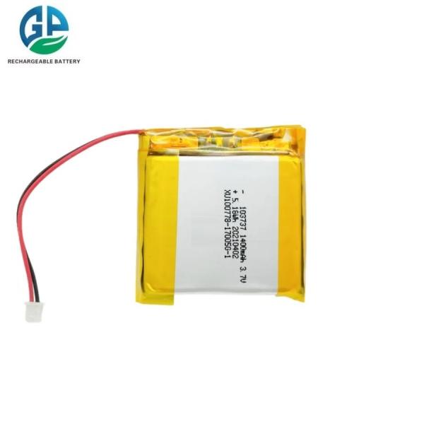 High Discharge 30C Max60C Li Ion Batteries 103737 3.7v 1400mah Rechargeable Lithium Ion Li-Polymer Battery