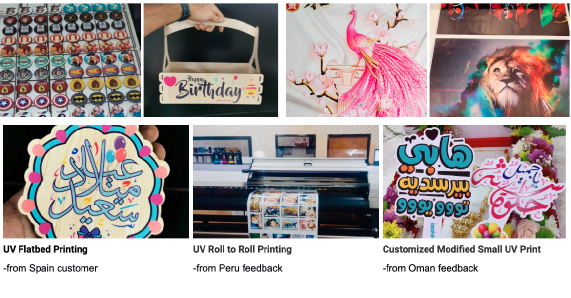 Hybrid Digital Inkjet UV Ink LED Curable CMYK White Varnish Ink For Acrylic Glass Wood Leather