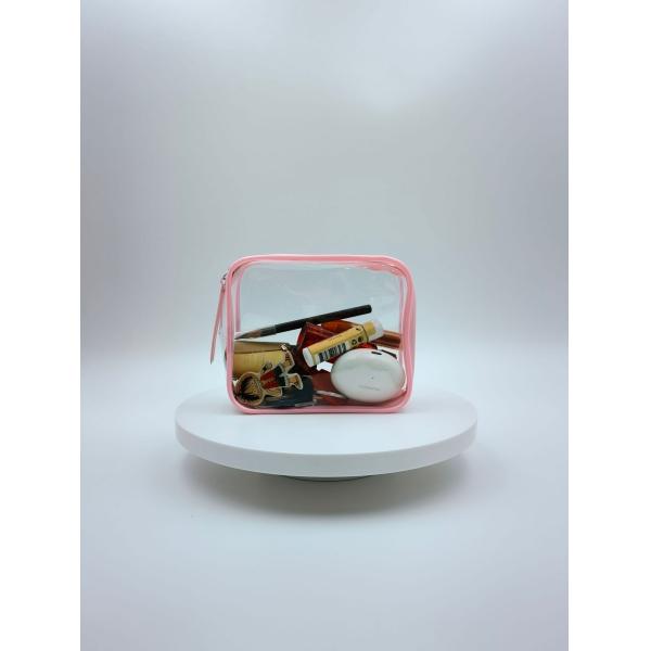 Promotion Sale Fashion Style Waterproof Clear Makeup Bag for Your Cosmetic Collection