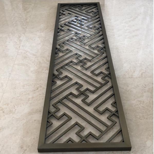 División moderna negra de aluminio de alta calidad del tabique