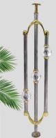 Balustrade en acrylique en tube rond Post Escaliers en cristal Balcon Colonne de pilier pour garde-corps en acrylique Design moderne