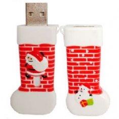 O flash bonito de USB conduz a movimentação do flash do usb das sapatas do Natal
