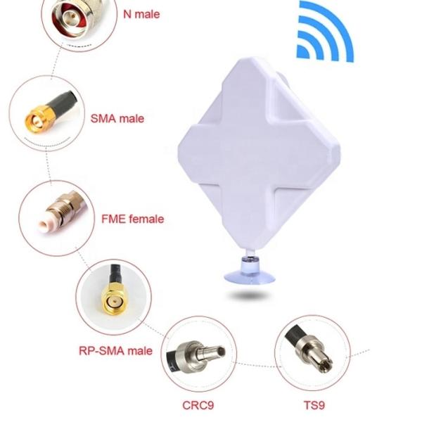 2.4GHz 5GHz Antenna Yetnorson High Gain 4G LTE Mimo External Antenna with CRC9/TS9 Connector