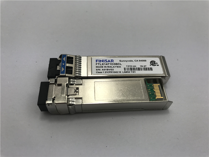 Волокно приемопередатчика 10Km 1310nm SFP модулей 10G Finisar FTLX1471D3BCL
