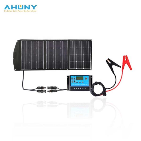 Painel solar portátil dobrável 120W Solarpower Painel de carregamento solar para acampamento ao ar livre