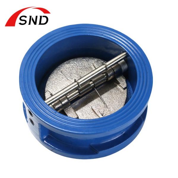 Válvula de retención de mariposa de hierro fundido con bridas, presión de 150LB-2500LB